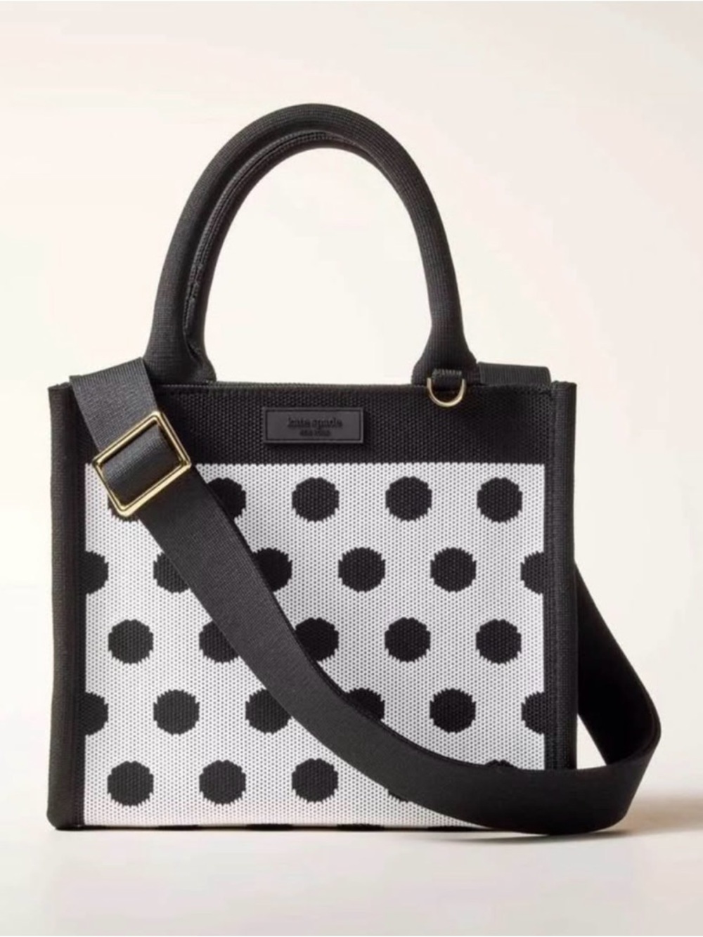 Target Exclusive kate spade Black & White Polka Dot Tote